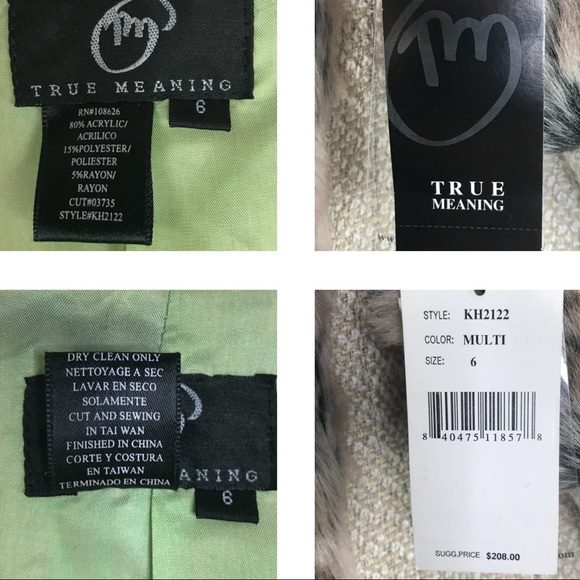 True Meaning Tweed Jacket NWT (6) - Picture 15 of 16